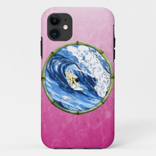 タケ円のサーファー Case-Mate iPhoneケース (裏面)
