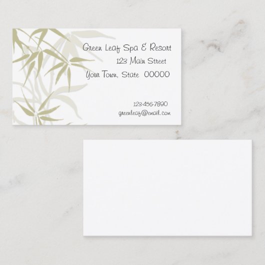 タケ名刺 名刺 (正面/裏面)