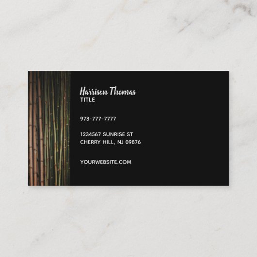 タケ名刺 名刺 (裏面)