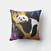 タケ昏睡状態のパンダの枕 クッション (裏面)