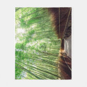 タケ果樹園| Arashiyama、京都、日本 フリースブランケット (正面)