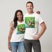 タケ森林Tシャツのトラ Tシャツ (ユニセックス)