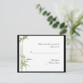 タケ美しいの応答カード 出欠カード (スタンド正面)