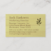 タケ質の名刺 名刺 (裏面)