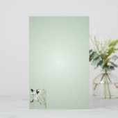 タケ静止したの1つのクレーン 便箋 (スタンド正面)