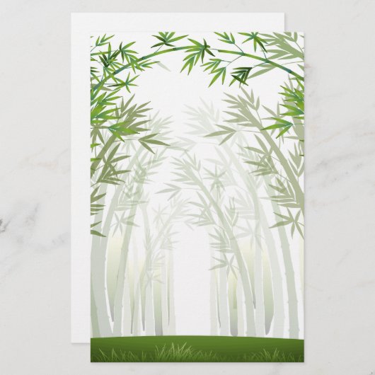 タケ 便箋 (正面/裏面)