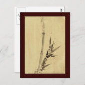 タケ、Hokusaiの日本人のファインアート ポストカード (正面/裏面)