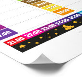 タゲスプラネータグリチェルティネンフールキンダーab 4 ポスター (角)