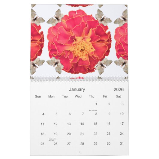 タゲテ・バイ・リノ カレンダー (1月 2026)