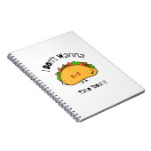 タコおもしろいはタコにしたくない ノートブック (右側)