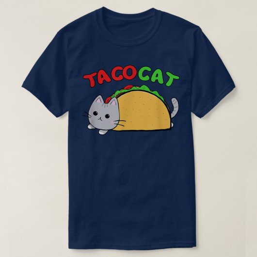 タコおもしろいキャット猫好きメンズガールズギフト Tシャツ (デザイン正面)