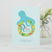 タコおもしろいクリスマス シーズンカード (スタンド正面)