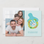 タコおもしろいクリスマス シーズンカード (正面)