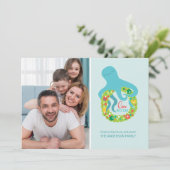 タコおもしろいクリスマス シーズンカード (スタンド正面)