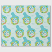 タコおもしろいクリスマス ラッピングペーパー (フラット)