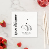 タコおもしろいクリーナ結婚ズナプキン スタンダードカクテルナプキン (インサイチュ)