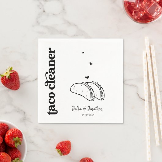 タコおもしろいクリーナ結婚ズナプキン スタンダードカクテルナプキン (インサイチュ)