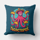 タコおもしろいタコ漫画フードパン クッション (正面)