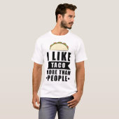 タコおもしろいデザイン Tシャツ (正面フル)