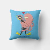 タコおもしろいハグdiverのユーモア クッション (裏面)