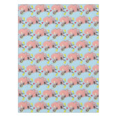 タコおもしろいハグdiverのユーモア テーブルクロス (正面)