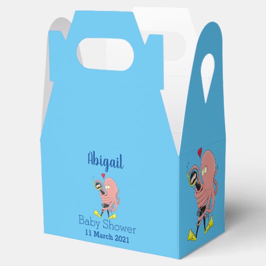 タコおもしろいハグdiverのユーモア フェイバーボックス (オープン)