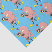 タコおもしろいハグdiverのユーモア 薄葉紙 (詳細)