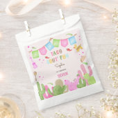 タコおもしろいフィエスタメキシコの少女の誕生日 フェイバーバッグ (クリップ留めされた状態)