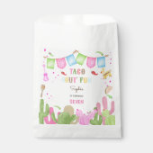 タコおもしろいフィエスタメキシコの少女の誕生日 フェイバーバッグ (正面)