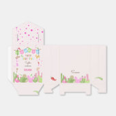 タコおもしろいフィエスタメキシコの少女の誕生日 フェイバーボックス (折り畳みなし)