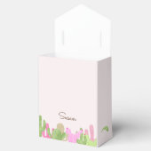 タコおもしろいフィエスタメキシコの少女の誕生日 フェイバーボックス (オープン)