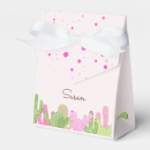 タコおもしろいフィエスタメキシコの少女の誕生日 フェイバーボックス (正面サイド)