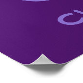 タコおもしろい名前をカスタムするポスター ポスター (角)