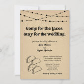 タコおもしろい結婚式招待状 招待状 (正面)