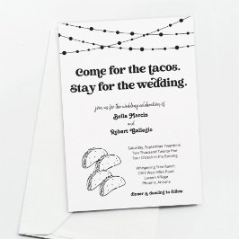 タコおもしろい結婚式招待状 招待状