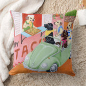 タコおもしろい絵を描ラブラドール クッション (ブランケット)