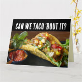 タコおもしろい誕生日カードカード カード (黄色い花)