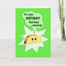 タコおもしろい誕生日カード