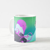 タコおよびペンギン-マグ コーヒーマグカップ (正面左)