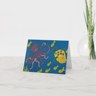 タコおよび友人 カード