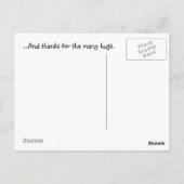 タコお母さんの日… ポストカード (裏面)