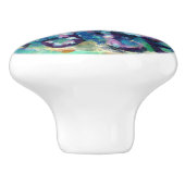 タコお洒落沿岸航海のビーチ セラミックノブ (側面)