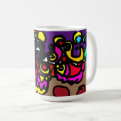 タコかっこいいスタイル コーヒーマグカップ (正面右)
