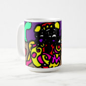 タコかっこいいスタイル コーヒーマグカップ (正面左)