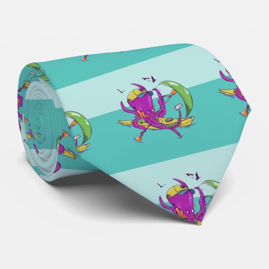 タコかやきシーカヤック ネクタイ (ロール)