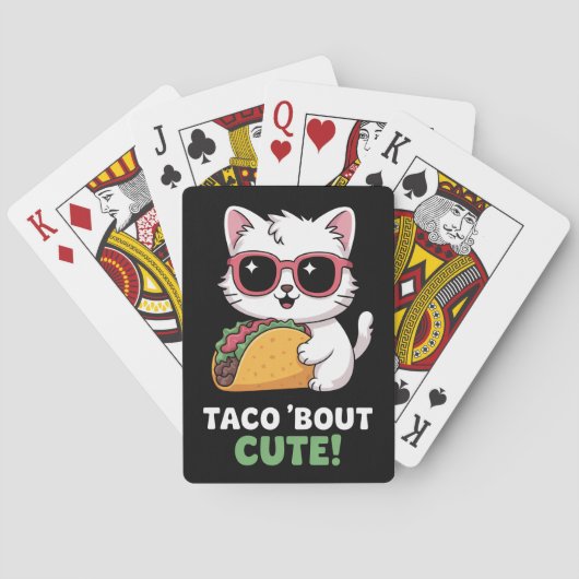 タコかわいい子猫について トランプ (裏面)