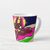 タコかわいい カフェラテマグ (右アングル)