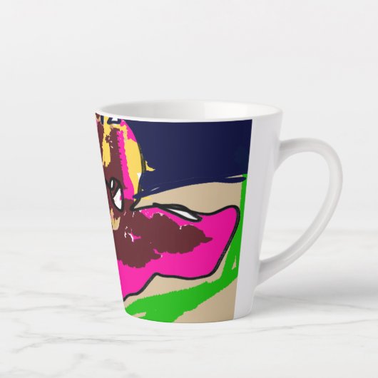 タコかわいい カフェラテマグ (右)