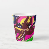 タコかわいい カフェラテマグ (正面)