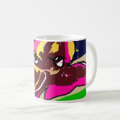 タコかわいい コーヒーマグカップ (正面右)